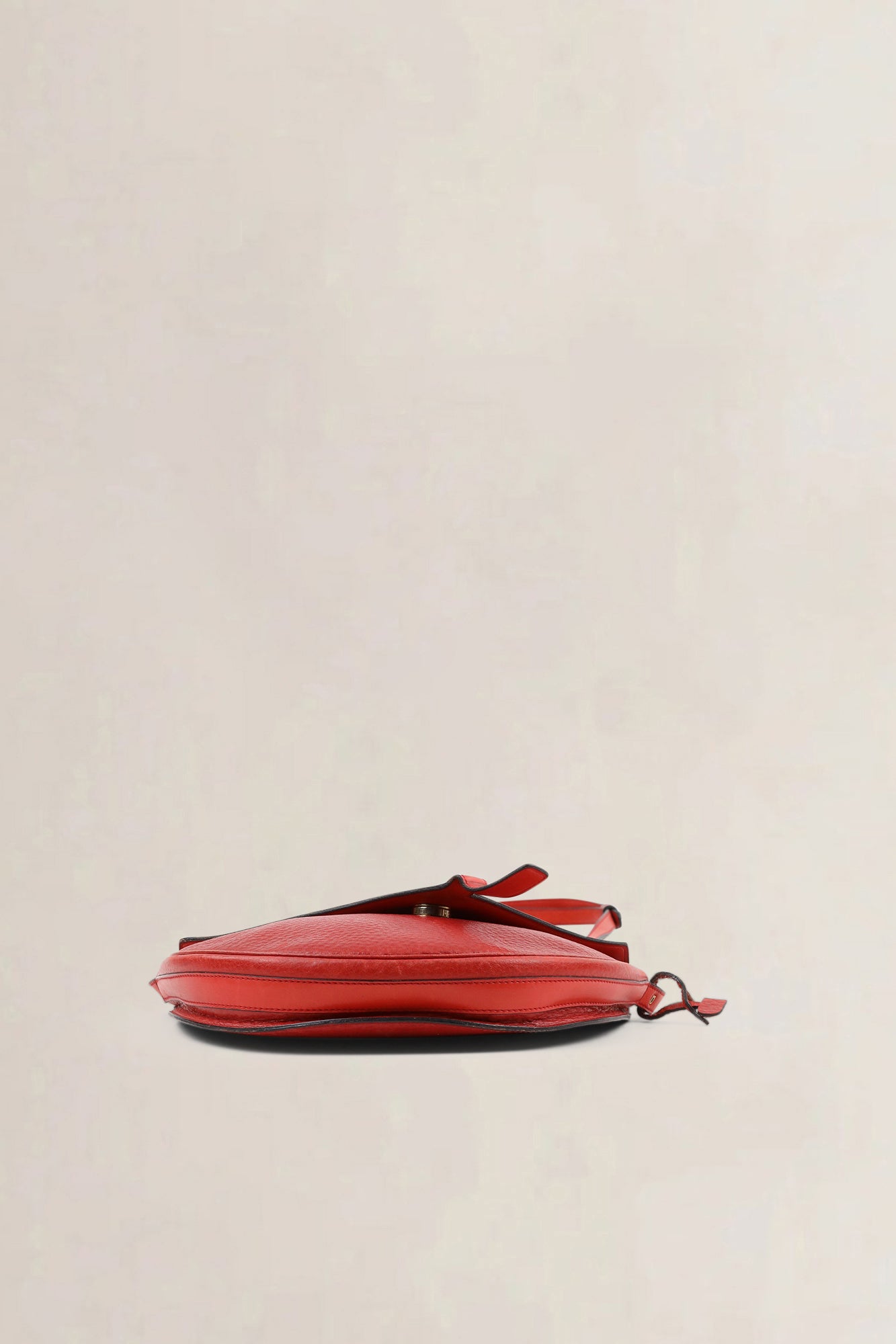 Delvaux Red Leather Crossbody Bag