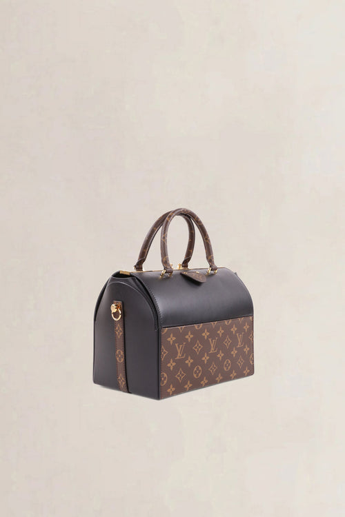 Louis Vuitton Black Speedy Doctor Monogram 25 Shoulder Bag