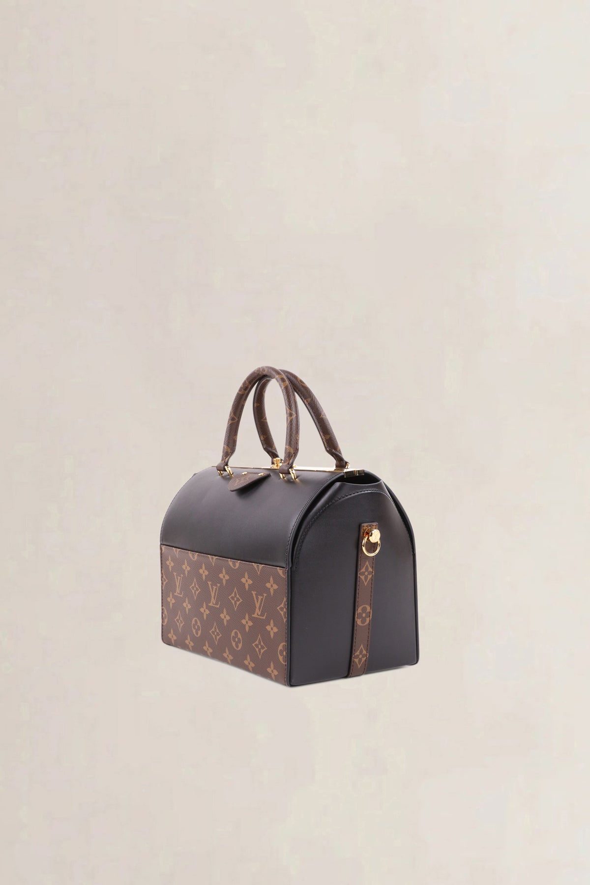 Louis Vuitton Black Speedy Doctor Monogram 25 Shoulder Bag