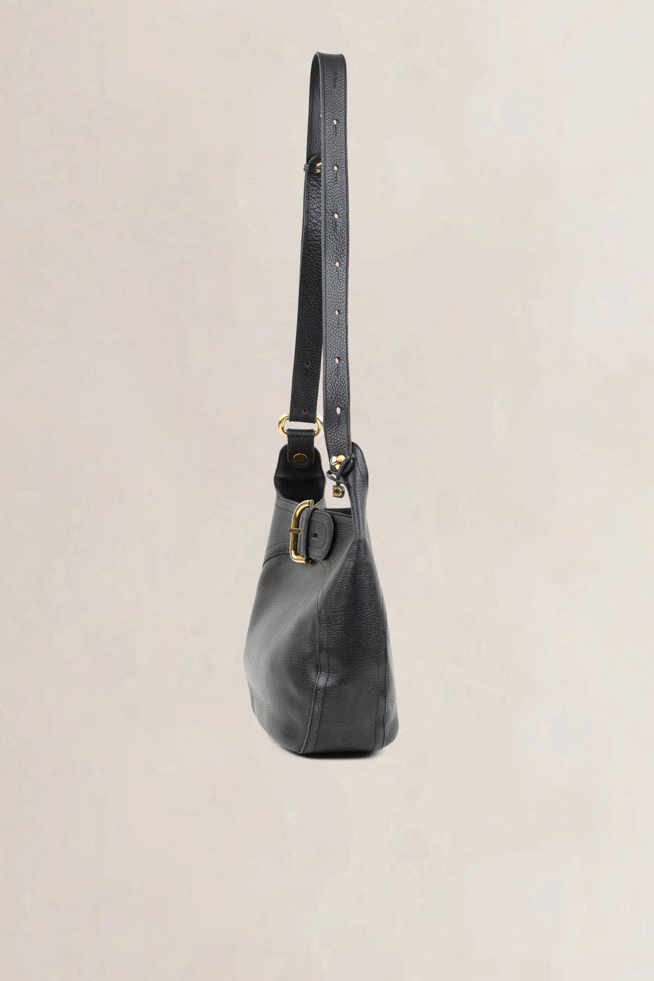 Delvaux Black Souverain Crossbody Bag