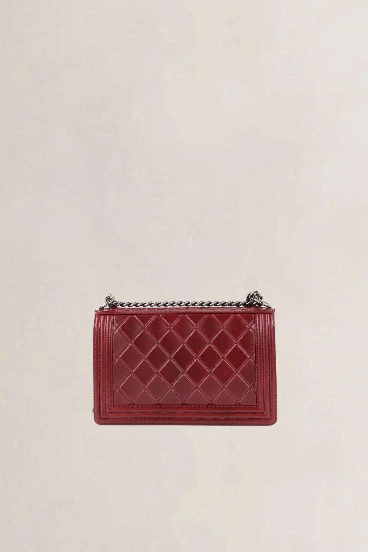 Chanel Burgundy Paris-Salzburg Boy Large Crossbody Bag