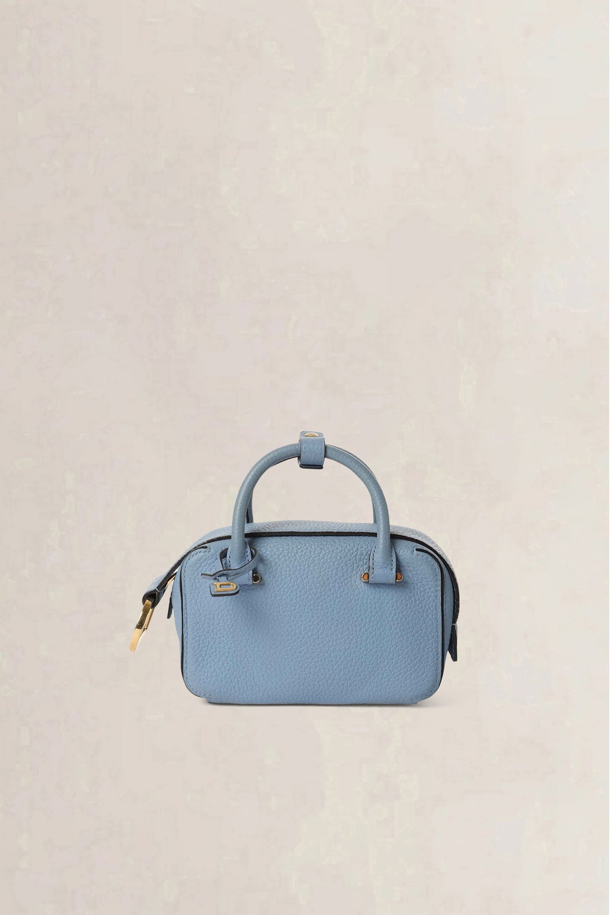 Delvaux Blue Cool Box Nano Taurillon Soft Crossbody Bag