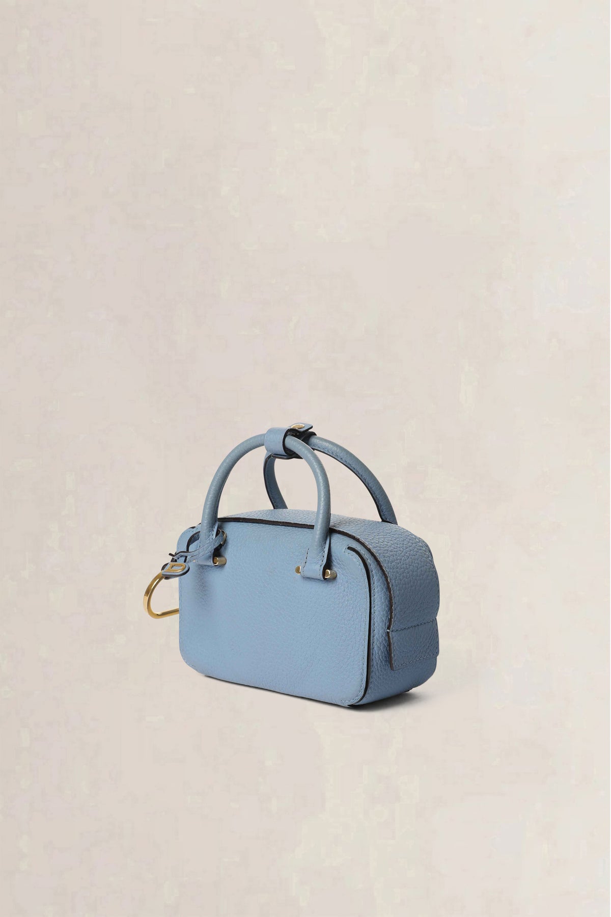 Delvaux Blue Cool Box Nano Taurillon Soft Crossbody Bag