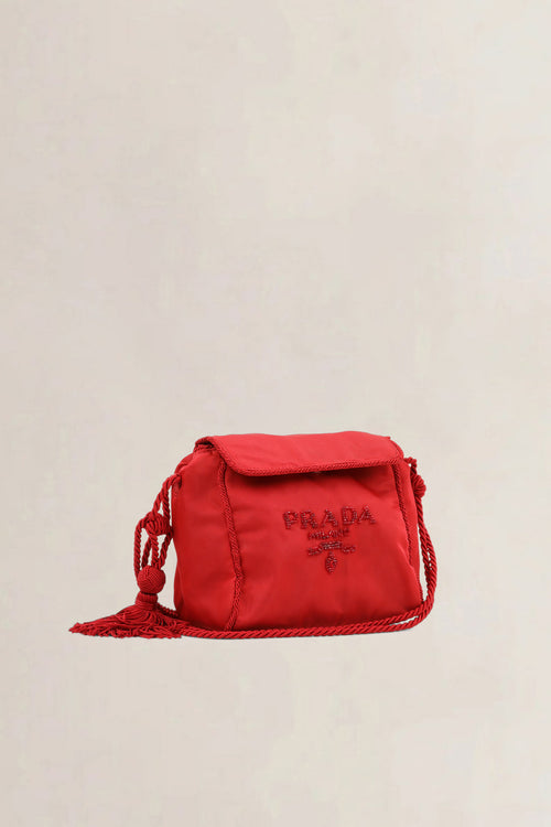 Prada Red Nylon Crossbody Bag