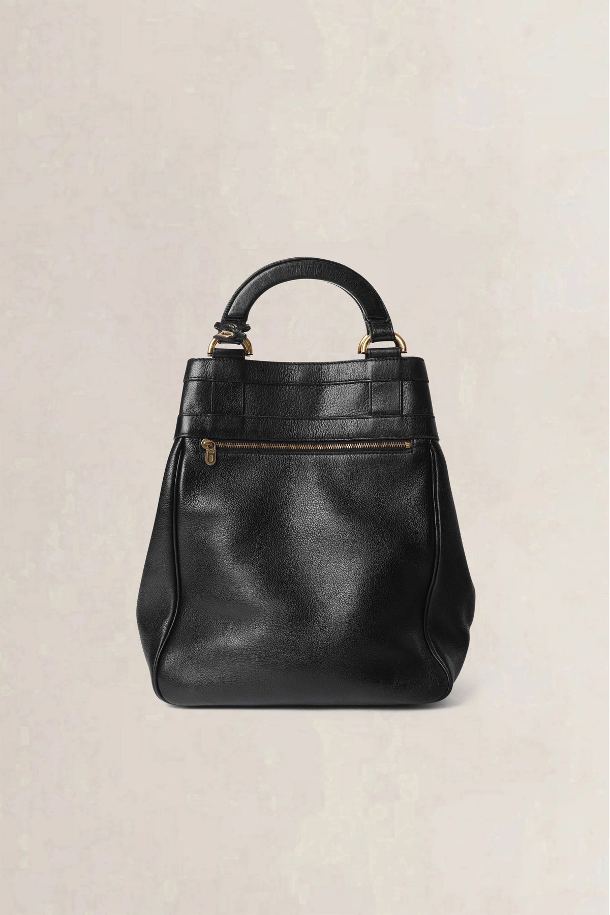 Delvaux Black Roseau Top Handle Bag