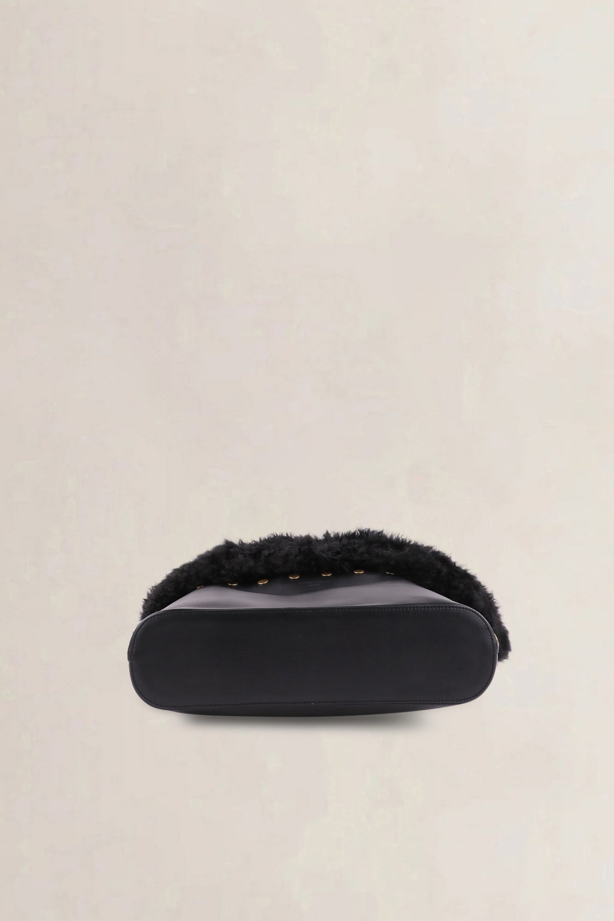 Sonia Rykiel Black Fur Shoulder Bag