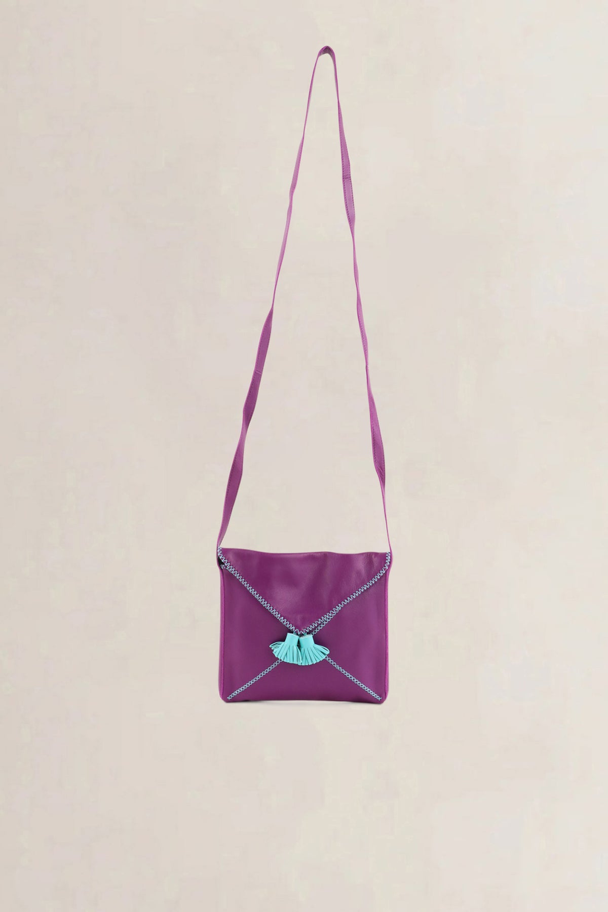 Hermès Purple Sac Pompon Crossbody Bag