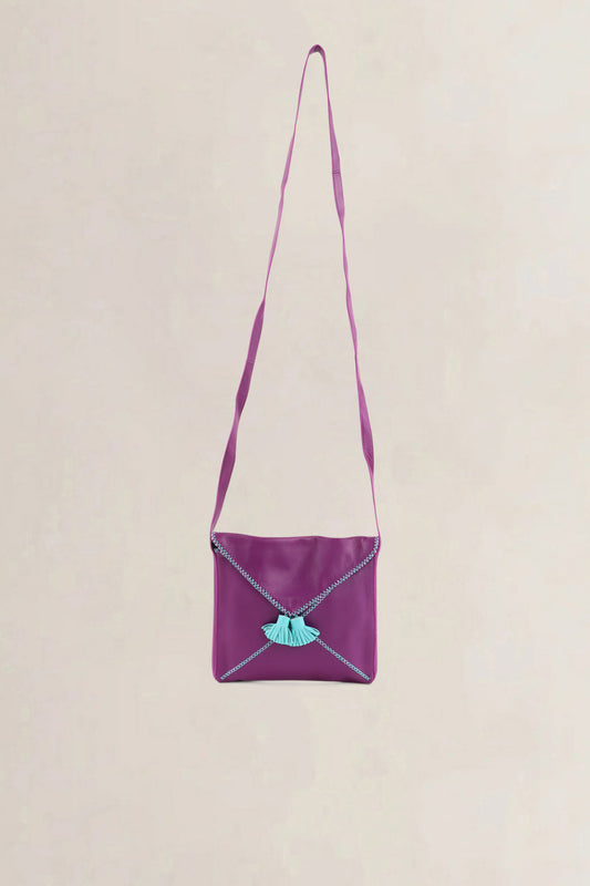 Hermès Purple Sac Pompon — preloved