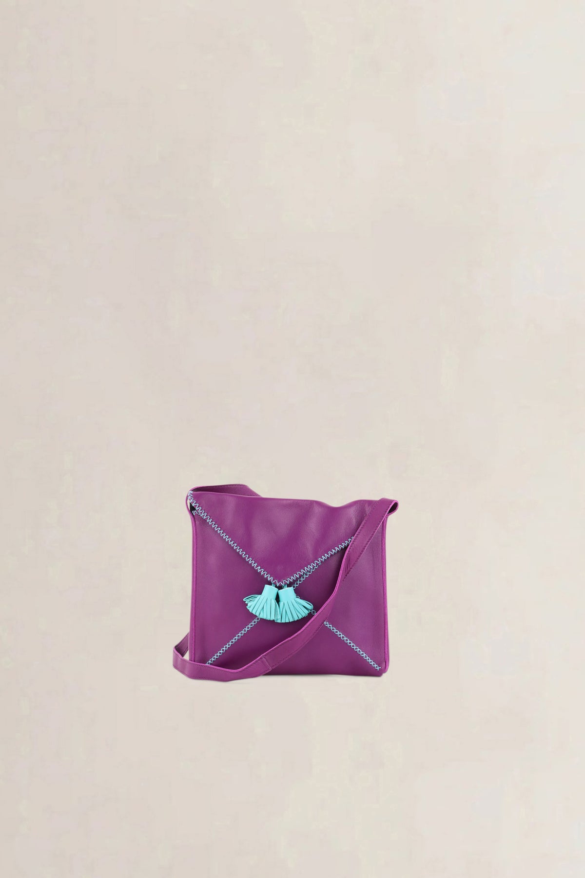 Hermès Purple Sac Pompon — preloved