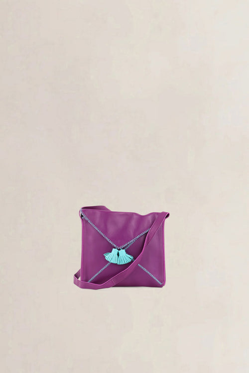 Hermès Purple Sac Pompon Crossbody Bag