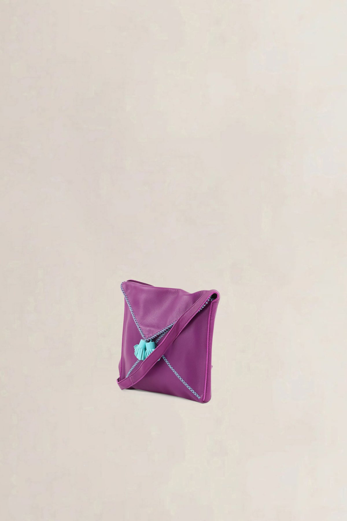 Hermès Purple Sac Pompon — preloved