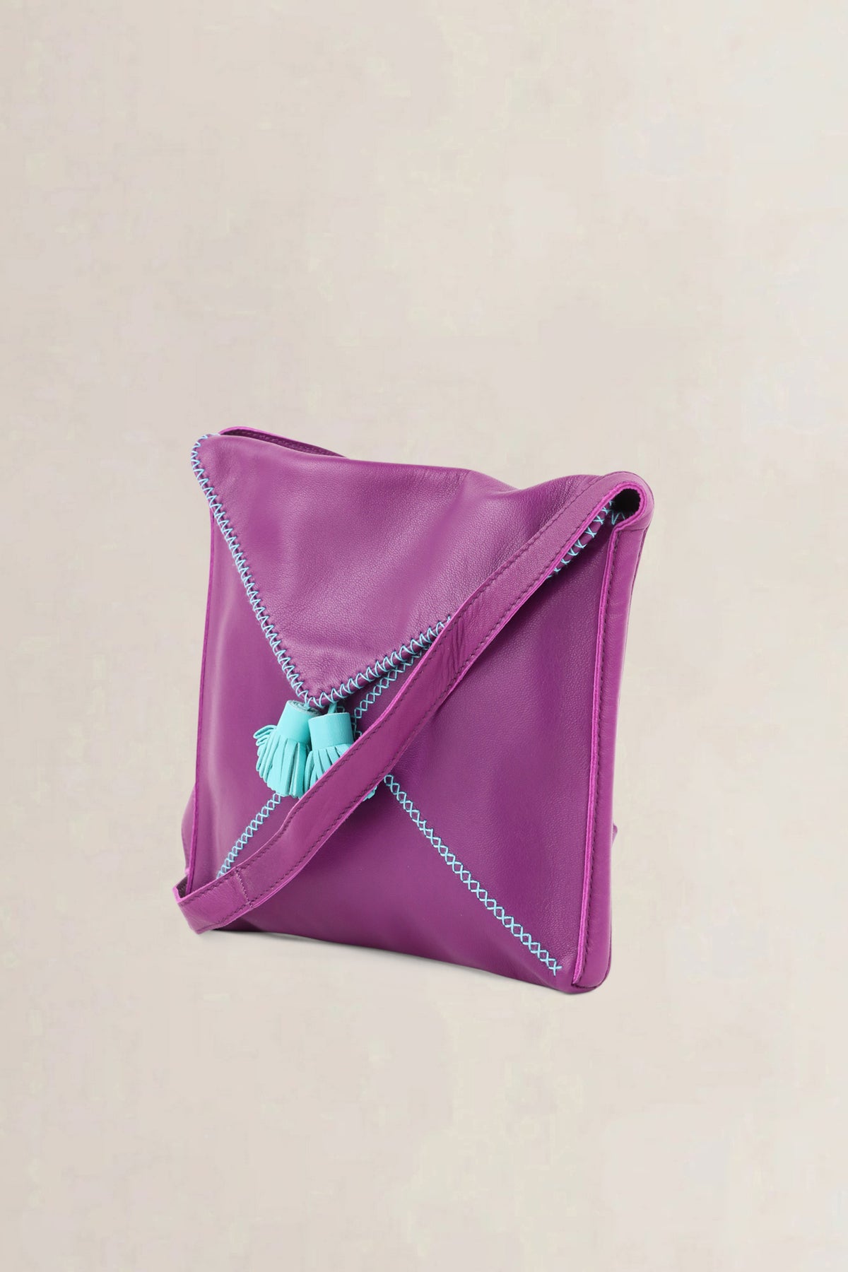 Hermès Purple Sac Pompon Crossbody Bag