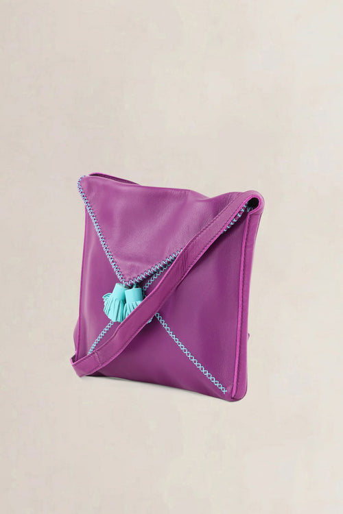 Hermès Purple Sac Pompon Crossbody Bag