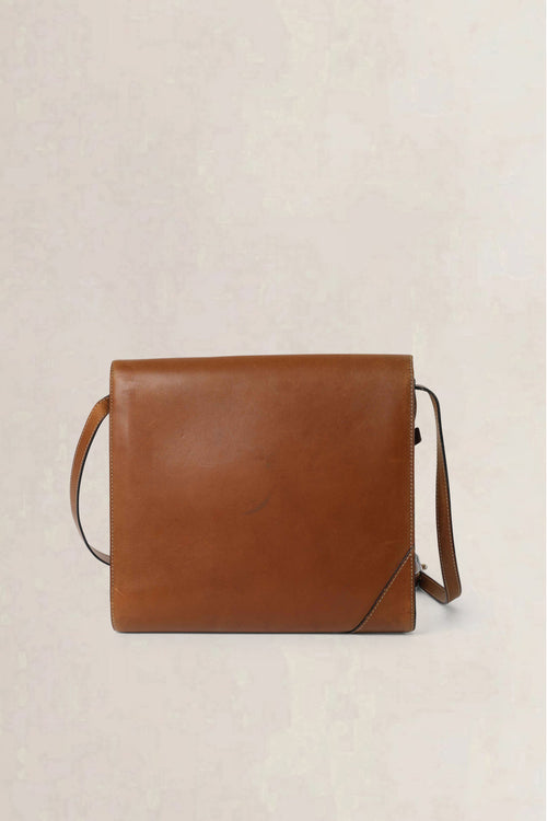 Delvaux Cognac Vintage Crossbody Bag