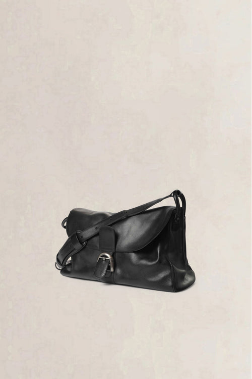 Delvaux Black Brillant Besace Bridon Crossbody Bag