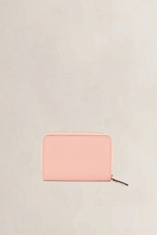 Delvaux Nude Pink Compact Wallet