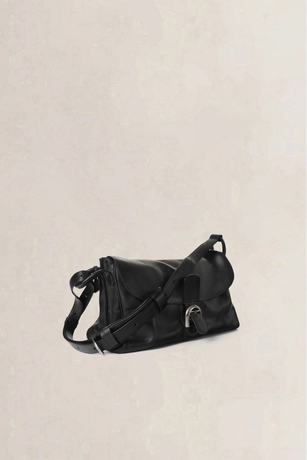 Delvaux Black Brillant Besace Bridon Crossbody Bag