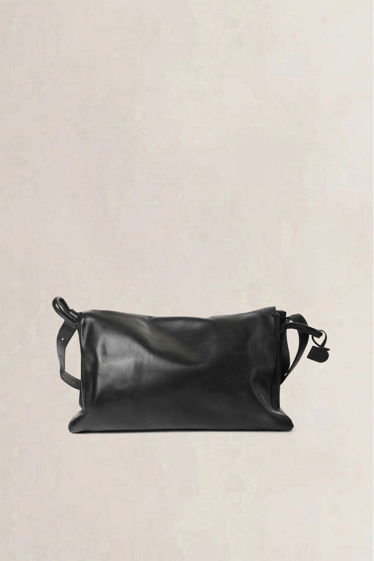 Delvaux Black Brillant Besace Bridon Crossbody Bag