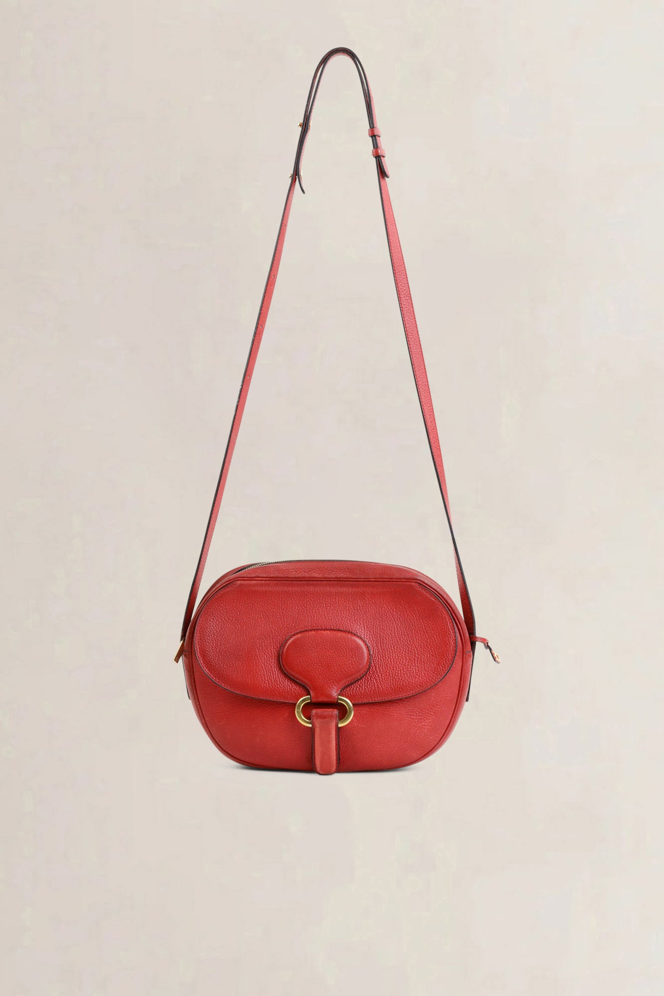 Delvaux Red Clown Crossbody Bag
