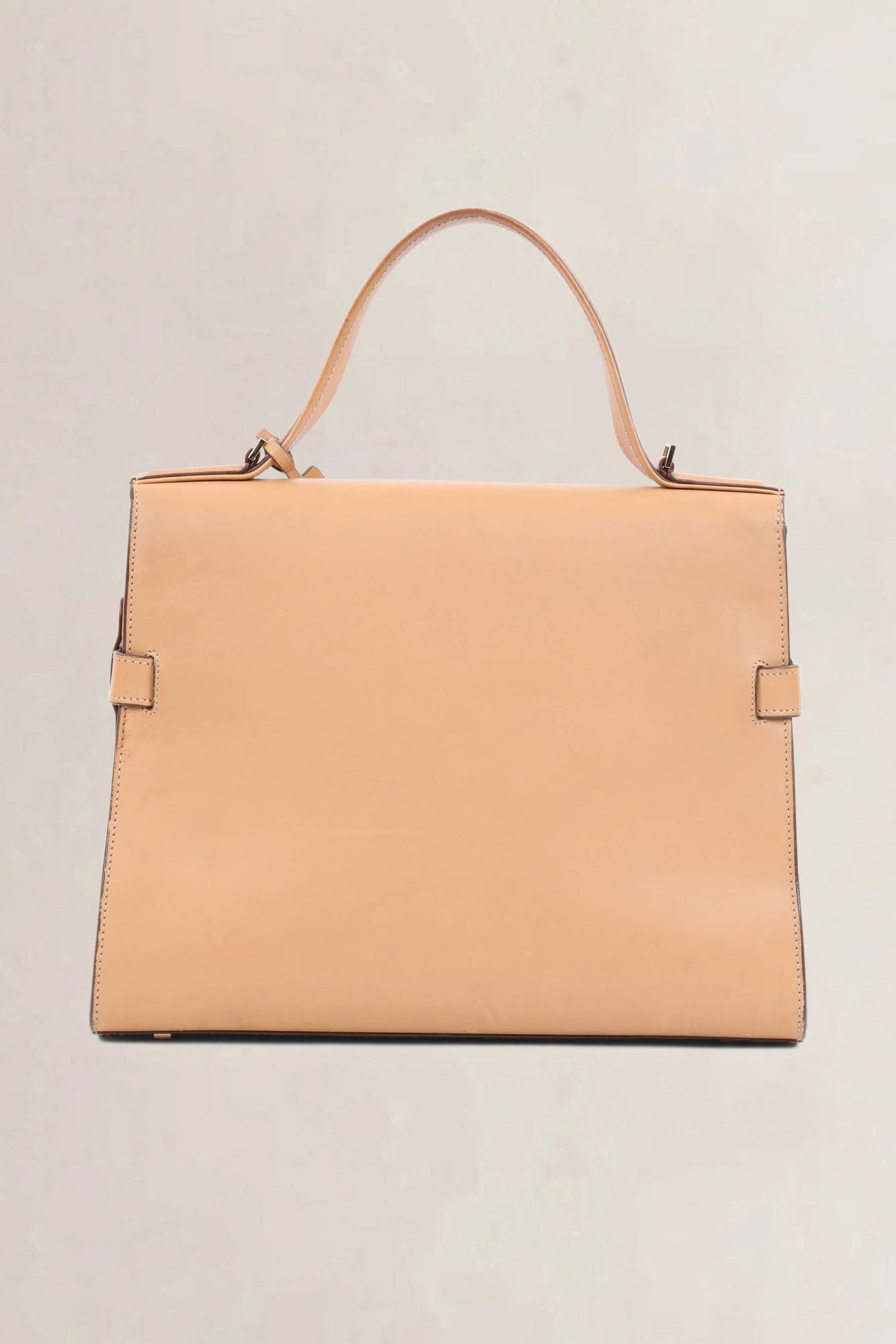 Delvaux Vison Calf Souple Tempête MM Top Handle Bag