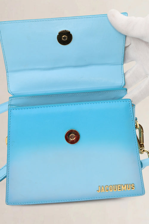 Jacquemus Blue Le Chiquito Noeud Moyen Crossbody Bag