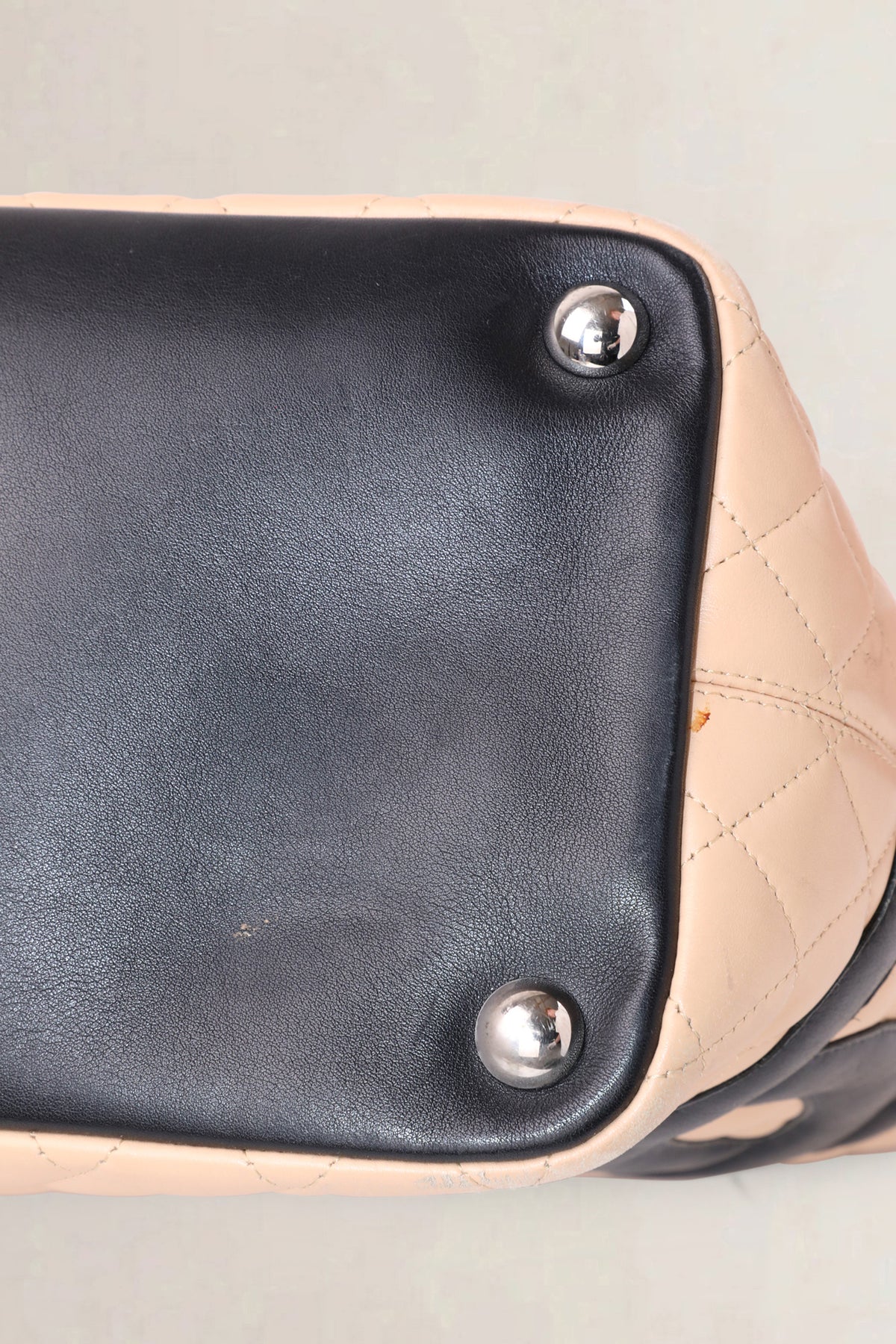 Chanel Beige Ligne Cambon Large Shoulder Bag