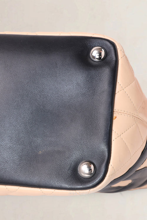 Chanel Beige Ligne Cambon Large Shoulder Bag