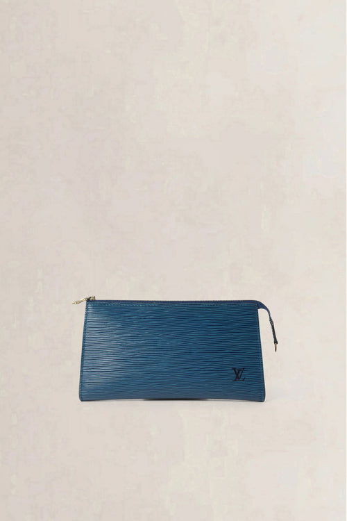 Louis Vuitton Blue & Green Noé Epi Shoulder Bag Set