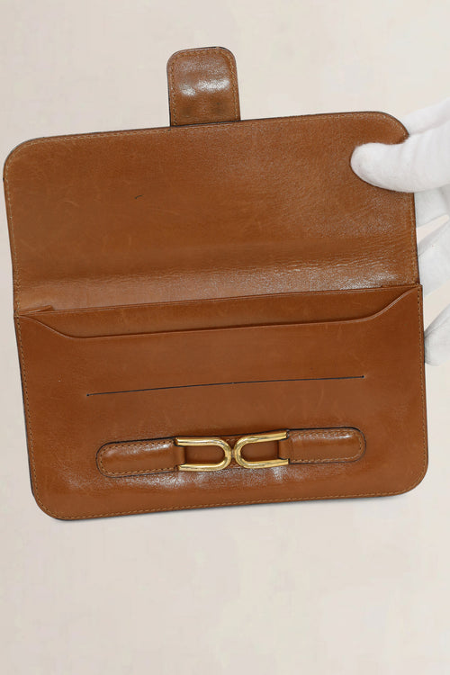 Delvaux Brown Escudo Wallet