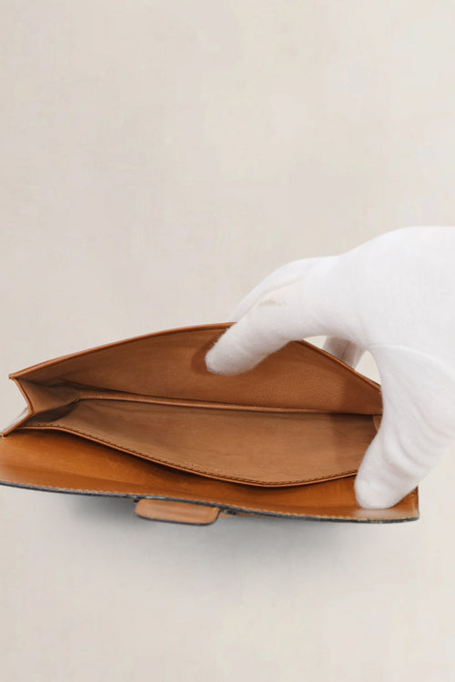 Delvaux Brown Escudo Wallet