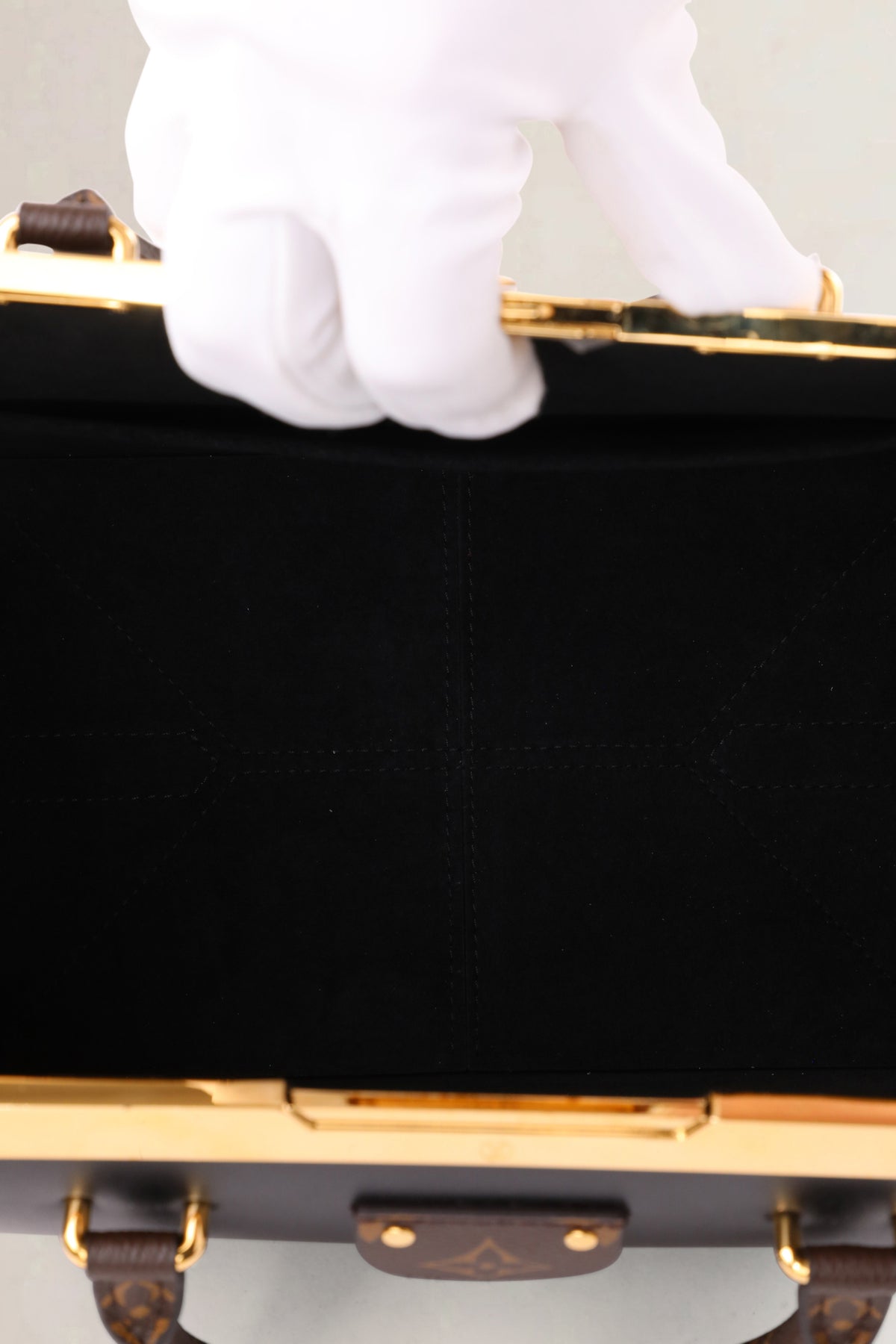 Louis Vuitton Black Speedy Doctor Monogram 25 Shoulder Bag