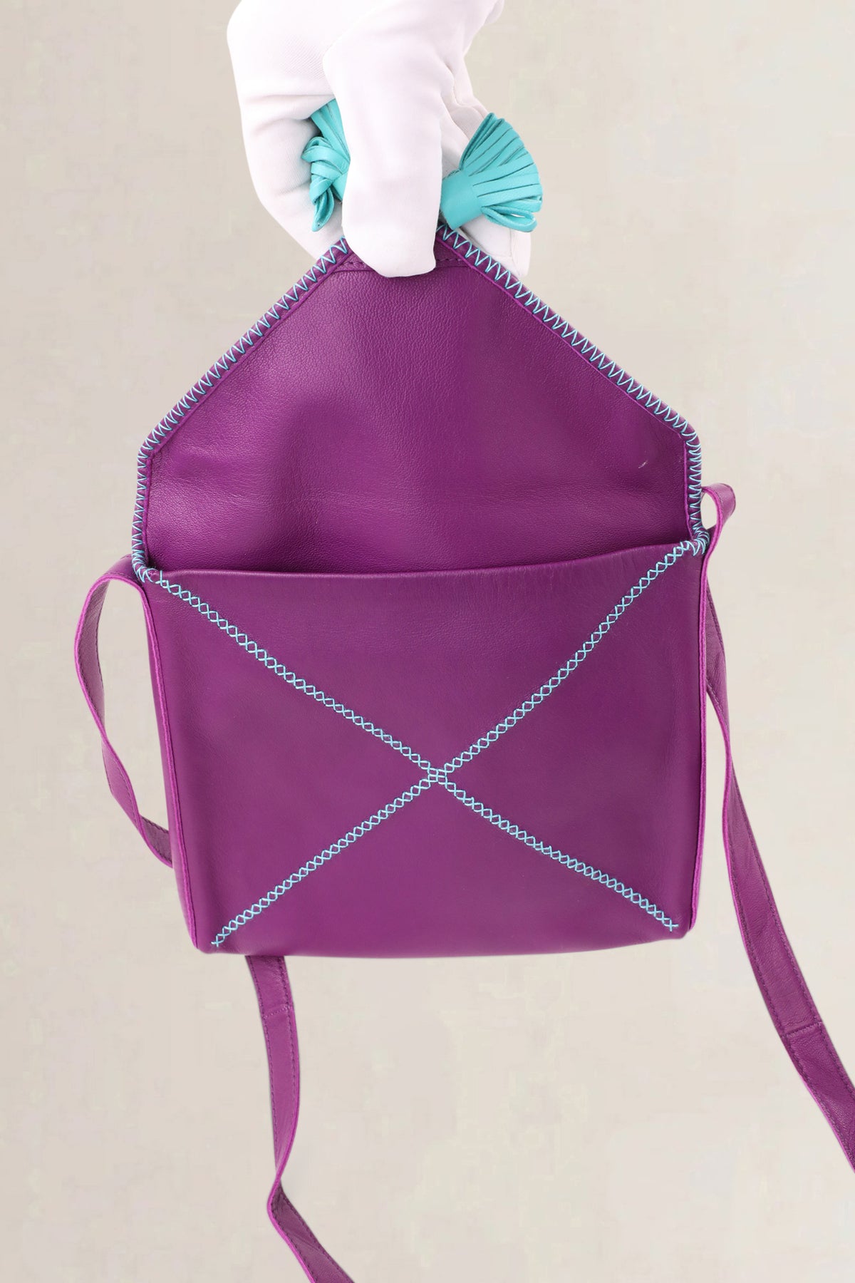 Hermès Purple Sac Pompon Crossbody Bag