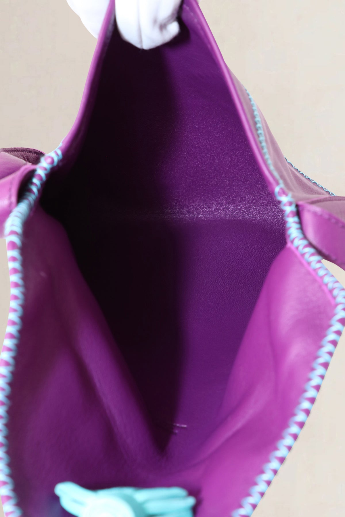 Hermès Purple Sac Pompon Crossbody Bag