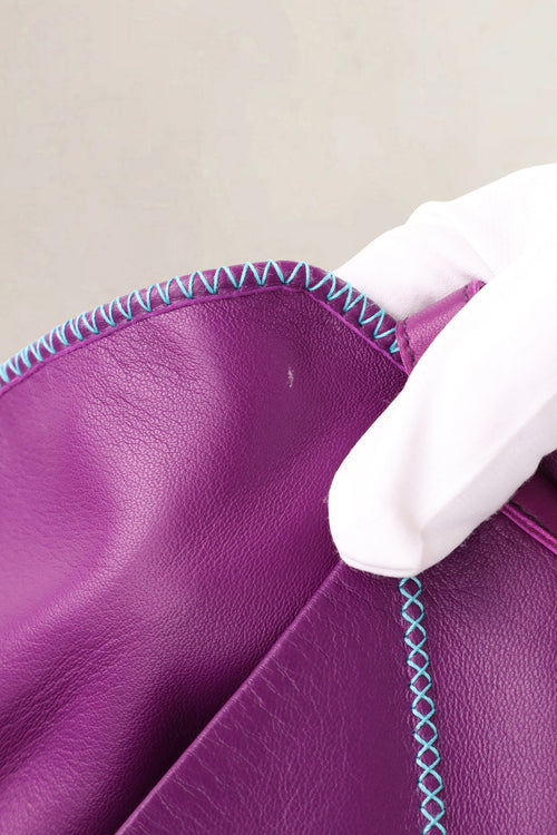 Hermès Purple Sac Pompon Crossbody Bag