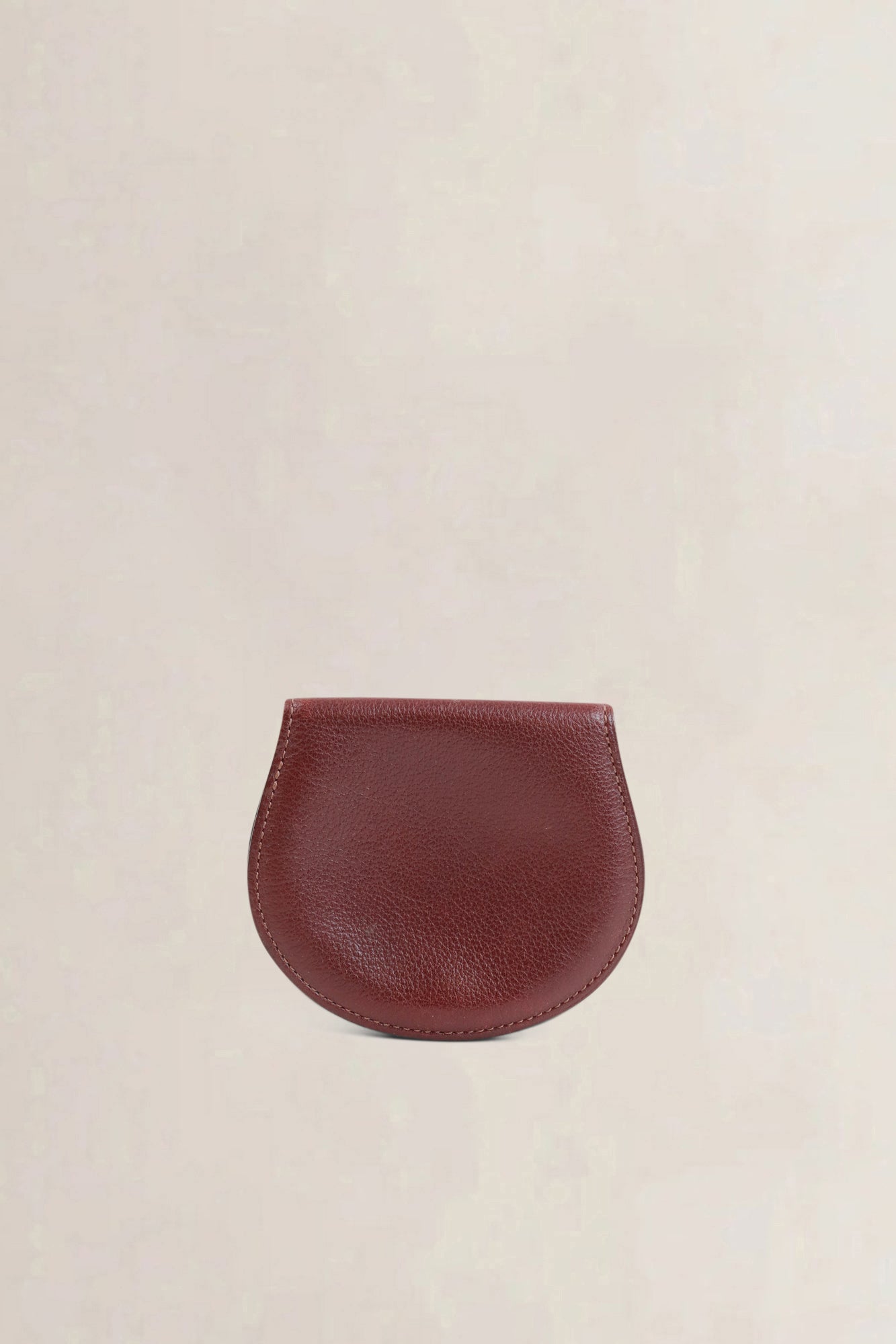 Delvaux Burgundy Coin Purse
