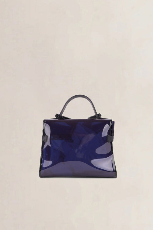 Delvaux Dark Night Tempête Vinyl Shoulder Bag