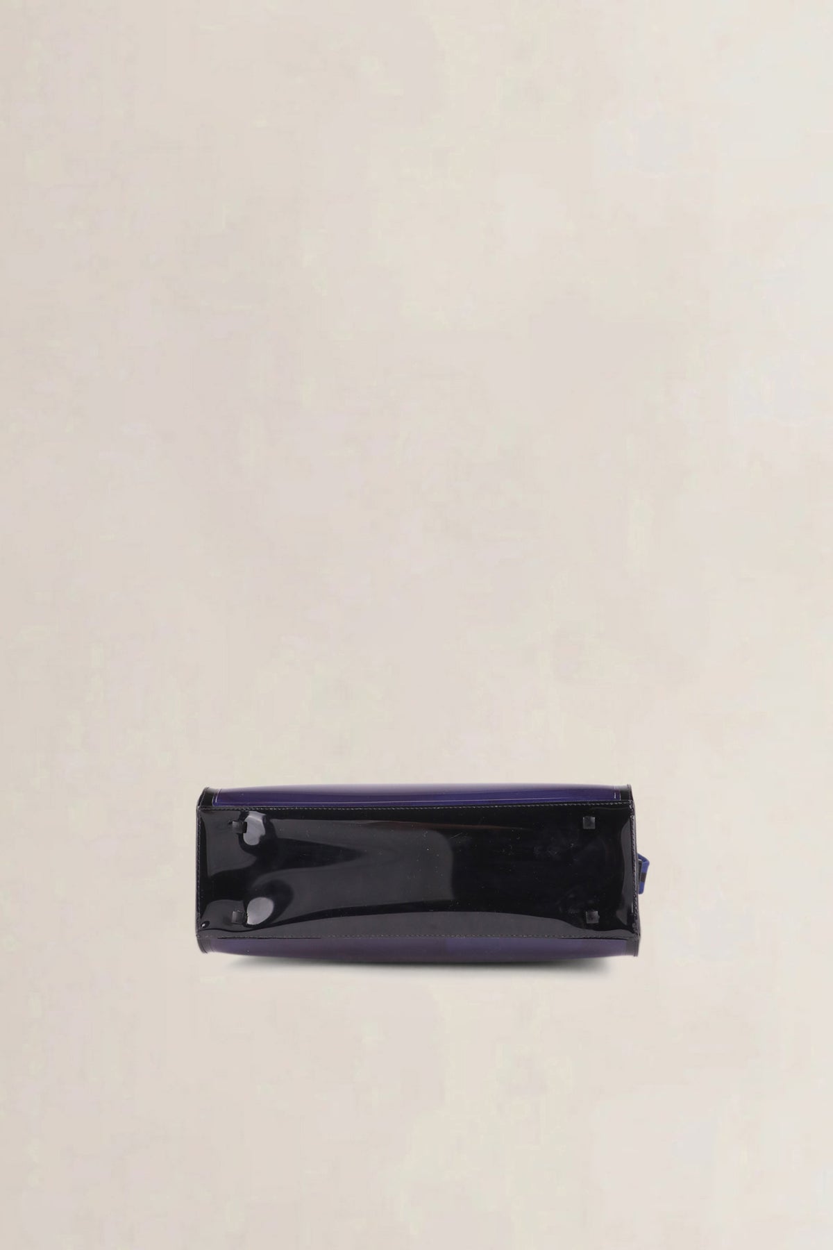 Delvaux Dark Night Tempête Vinyl Shoulder Bag