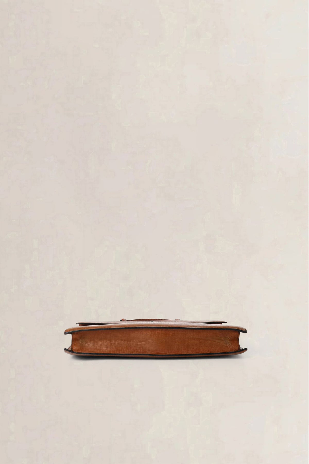 Delvaux Cognac Vintage Briefcase Top Handle Bag