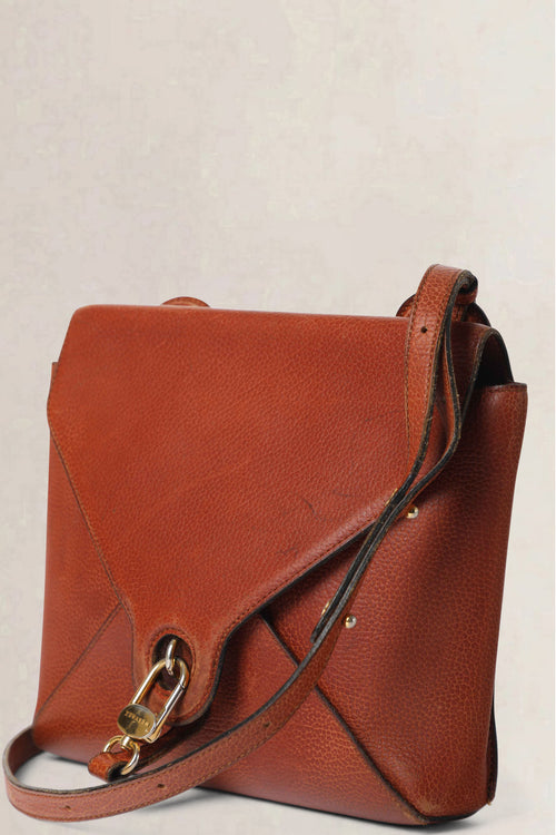 Delvaux Brown Grelon Crossbody Bag