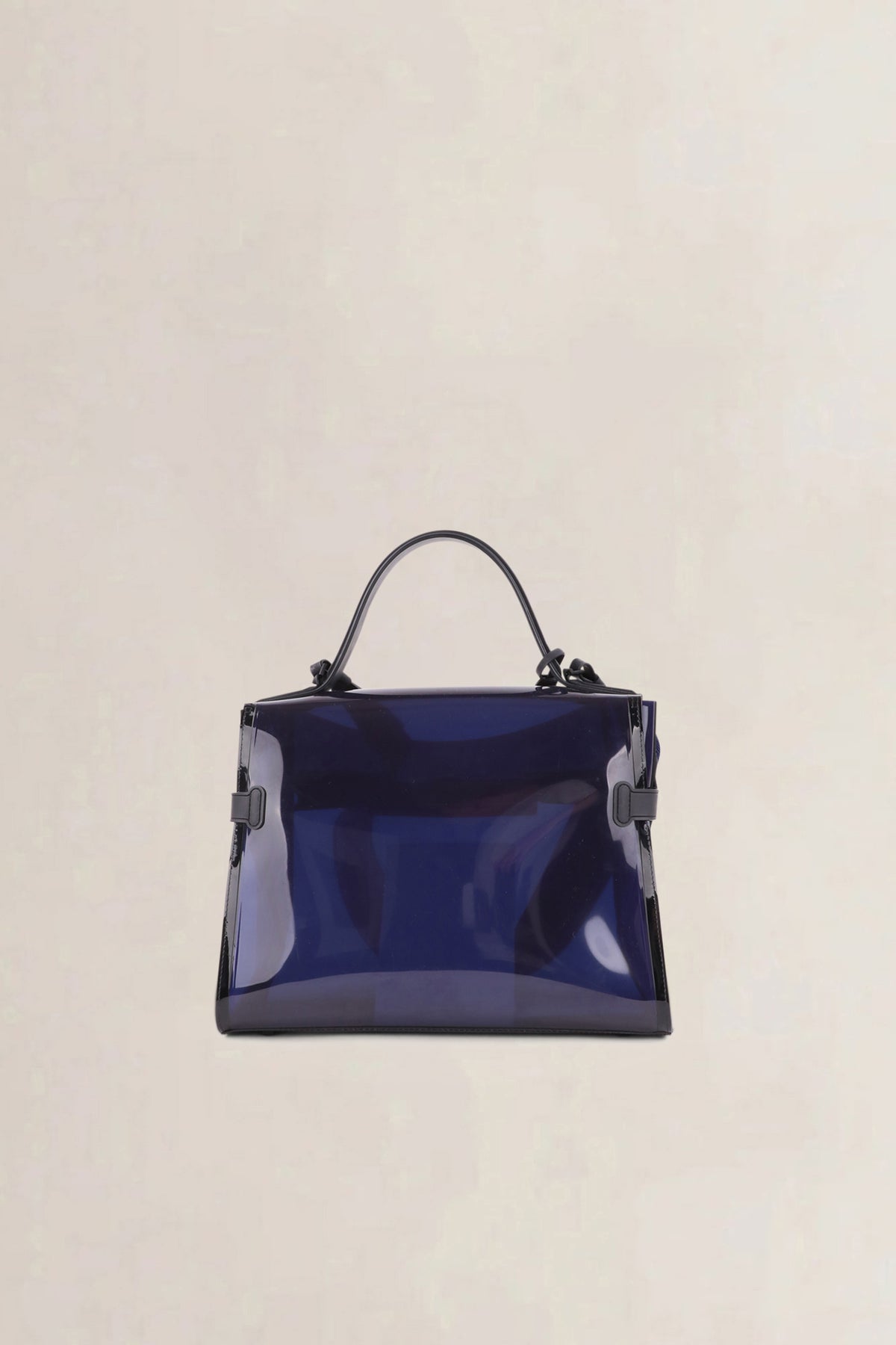 Delvaux Dark Night Tempête Vinyl Shoulder Bag