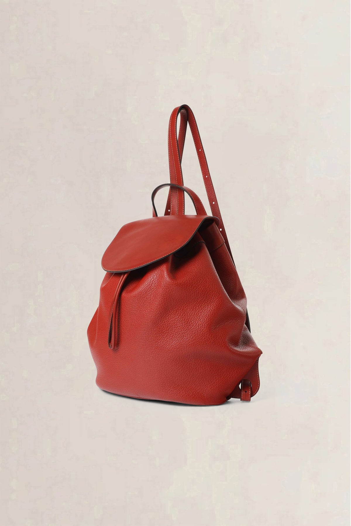 Deux de Delvaux Brick Red Backpack