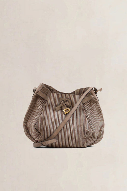 Delvaux Brown Toile De Cuir Bannière Crossbody Bag