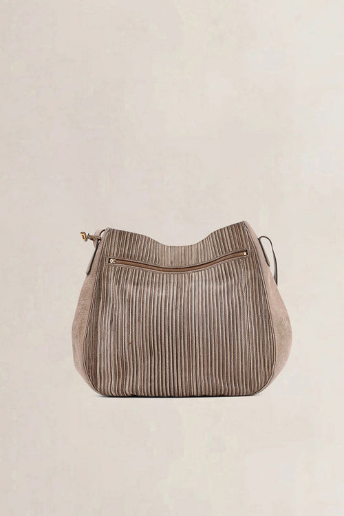 Delvaux Brown Toile De Cuir Bannière Crossbody Bag