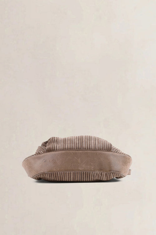 Delvaux Brown Toile De Cuir Bannière Crossbody Bag