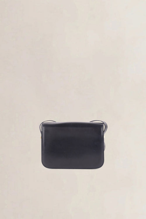 Céline Vintage Navy Carriage Crossbody Bag