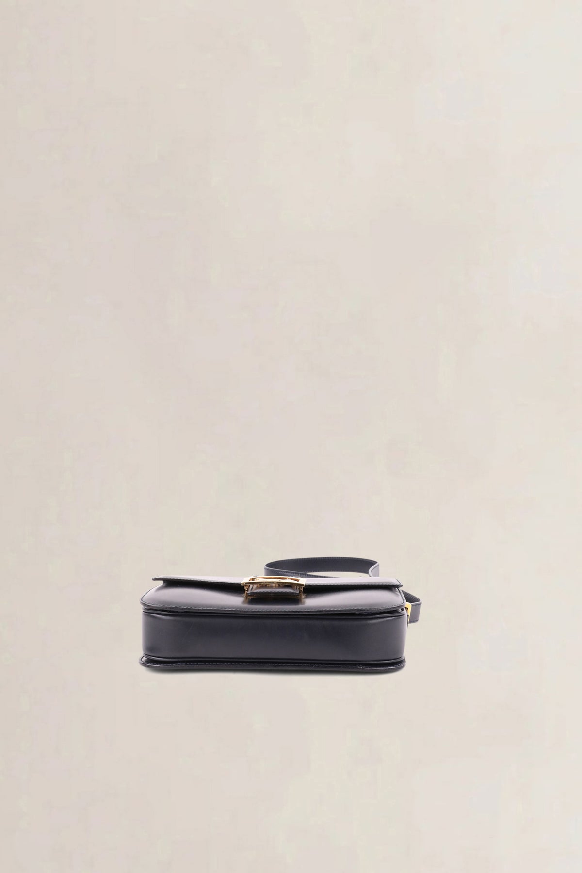 Céline Vintage Navy Carriage Crossbody Bag