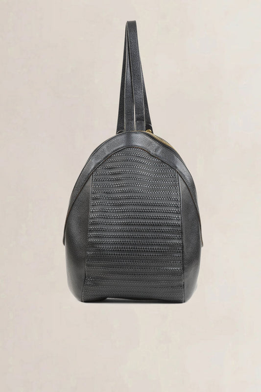 Delvaux Brown Tissage Côtelé Backpack