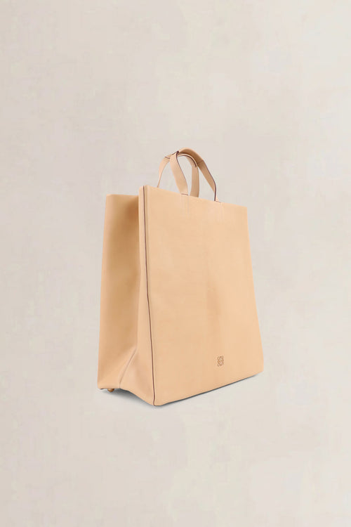 Loewe Beige Papelle Top Handle Bag