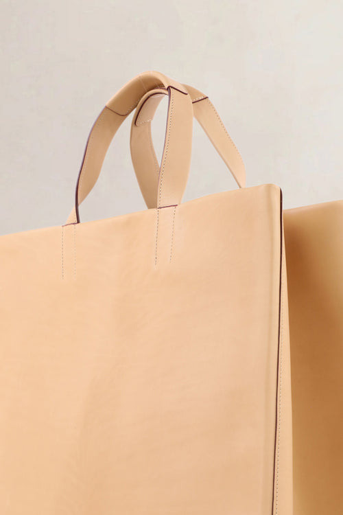 Loewe Beige Papelle Top Handle Bag
