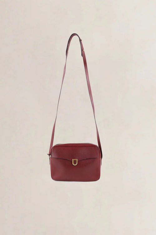 Delvaux Vintage Burgundy Crossbody Bag